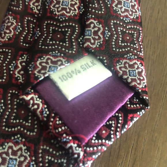 💯 silk Burma Bibas Italian tie - Picture 4 of 7